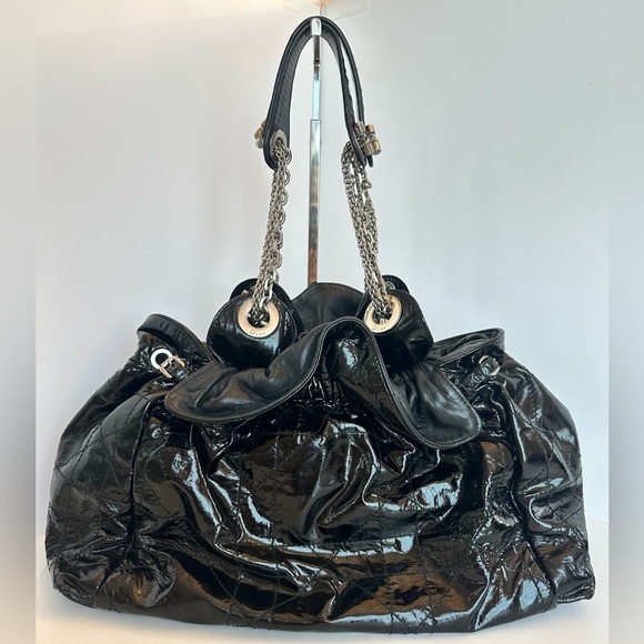 Dior Black Cannage Le Trente Hobo - Picture 1 of 16